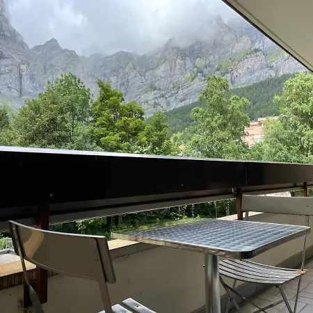 Super Central - Appartement 2,5Pcs A Leukerbad Exterior photo